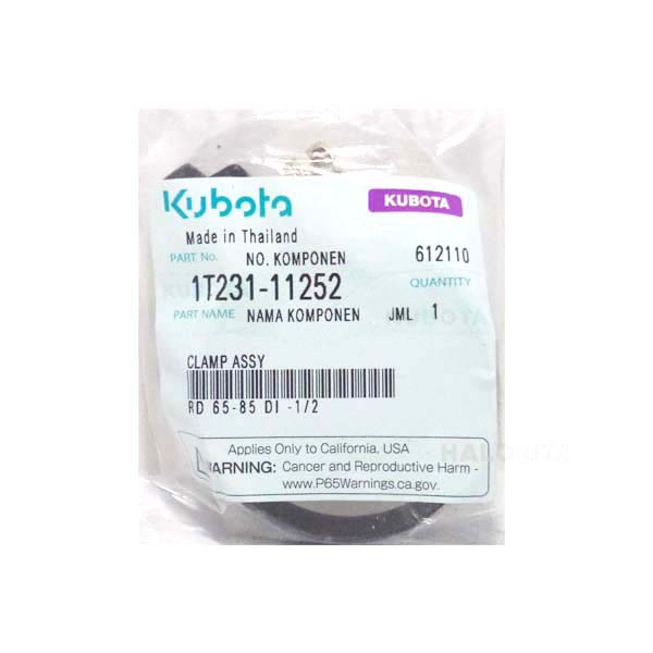 CLAMP OIL PAN A/C RD 75-85 DI -1/2