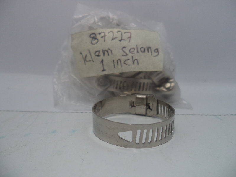 KLEM SELANG SS 1 INCHI 8 MM