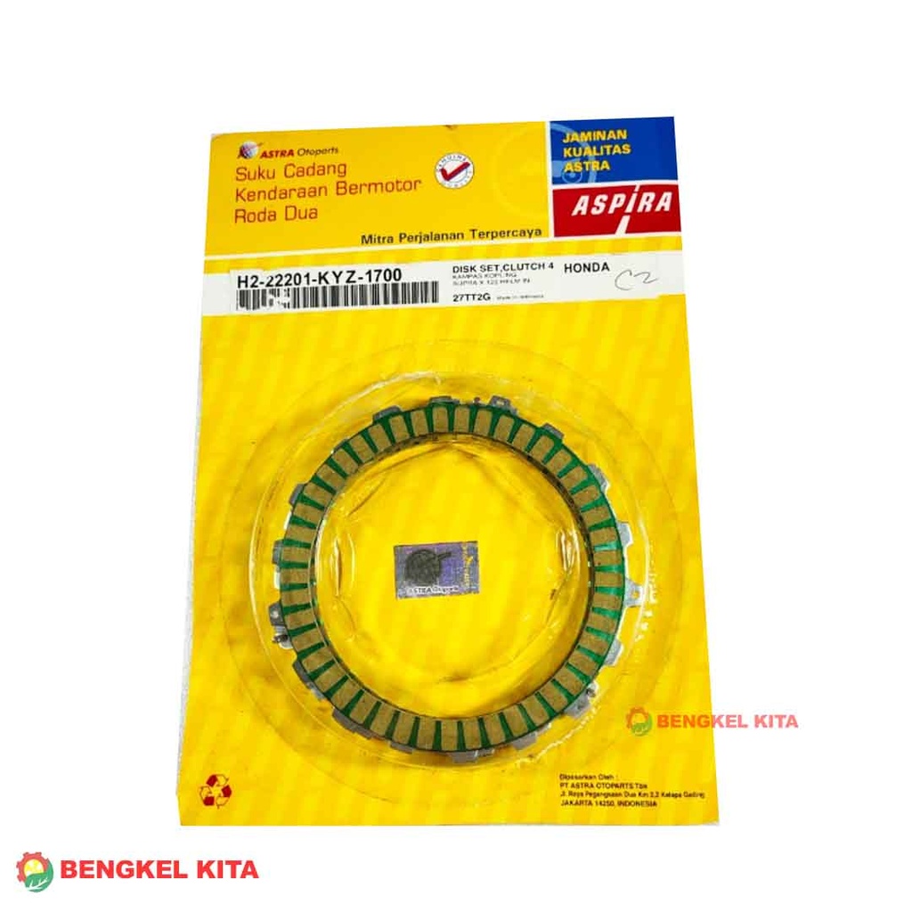 ASPIRA KAMPAS KOPLING SUP-125 HLM IN/H2-22201-KYZ-1700