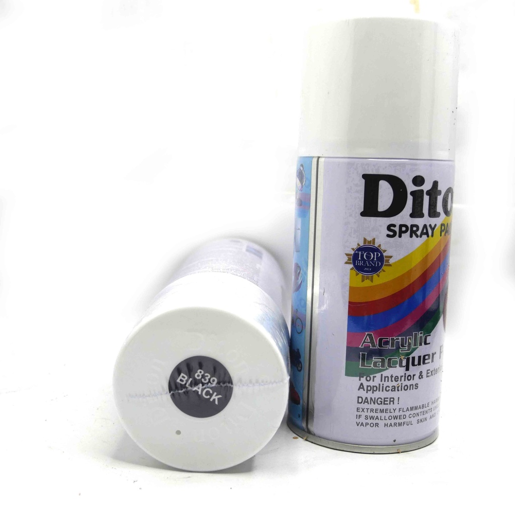 DITON PILOK CAT Semprot Sepeda Motor/ Mobil 300cc Orijinal .PYLOX 839 BLACK