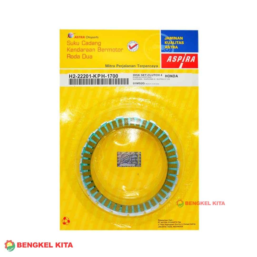 ASPIRA KAMPAS KOPLING KARISMA/H2-22201-KPH-1700