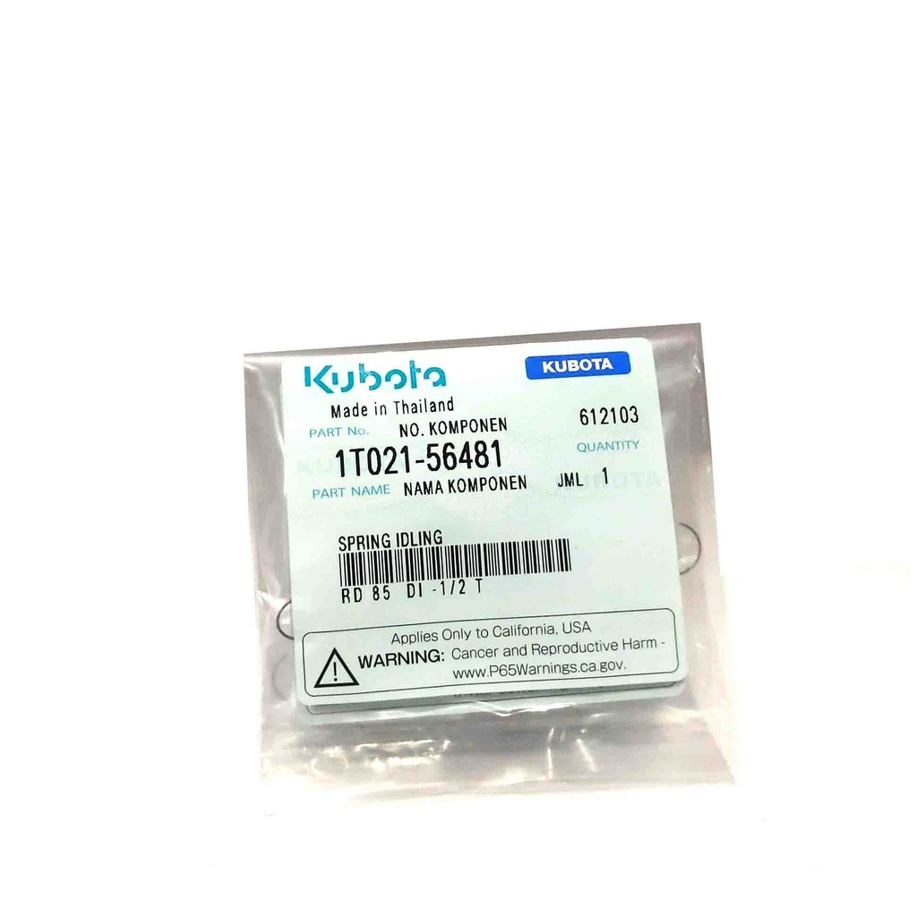 SPRING IDLING RD 85  DI -1/2 T