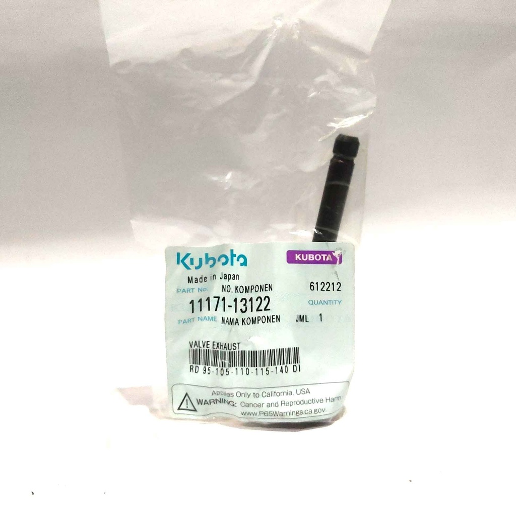 VALVE EXHAUST RD 95-105-115-110-140 DI