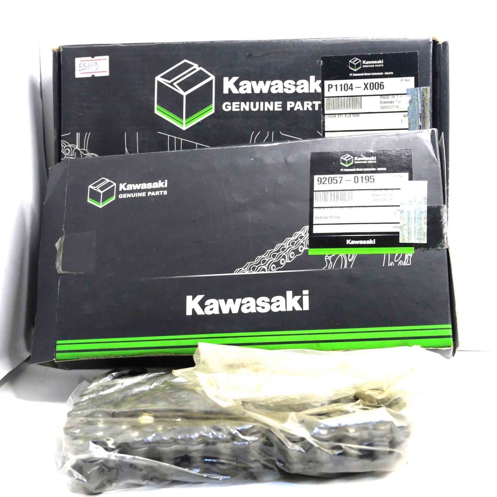 KAWASAKI GEAR SET + RANTAI KLX 150 S chain kit P1104-x006