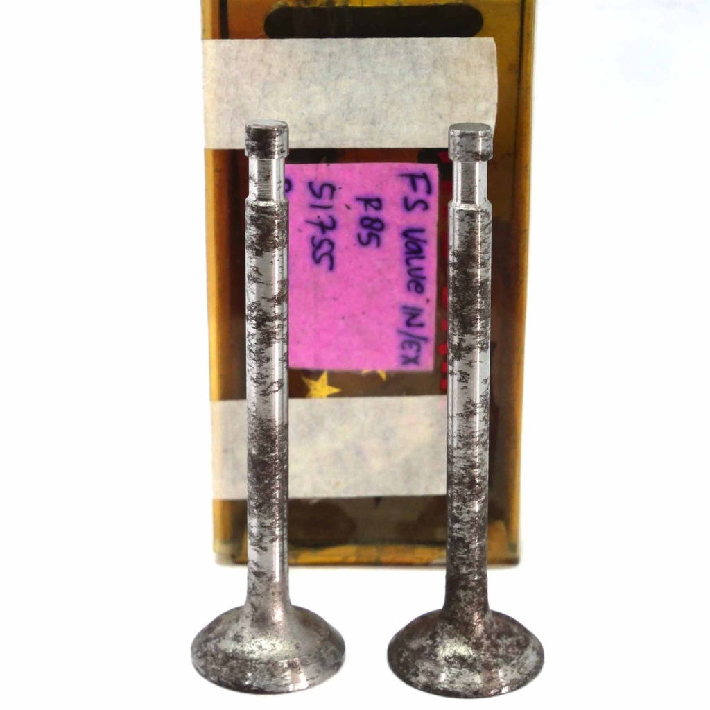 VALVE IN/EX DIESEL RATNA R85 BRAND FS KLEP ISI 2 PCS KANAN KIRI